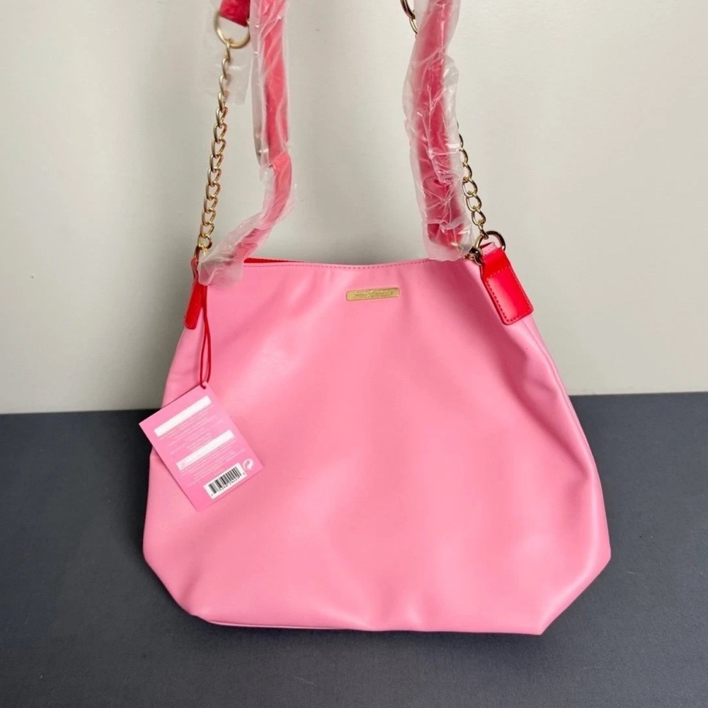 NWT Juicy Couture Pink and Orange Shoulder Bag - Picture 6 of 10